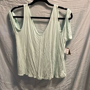 Off the shoulder tank shirt